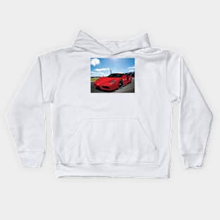 Ferrari Enzo Cartoon Kids Hoodie